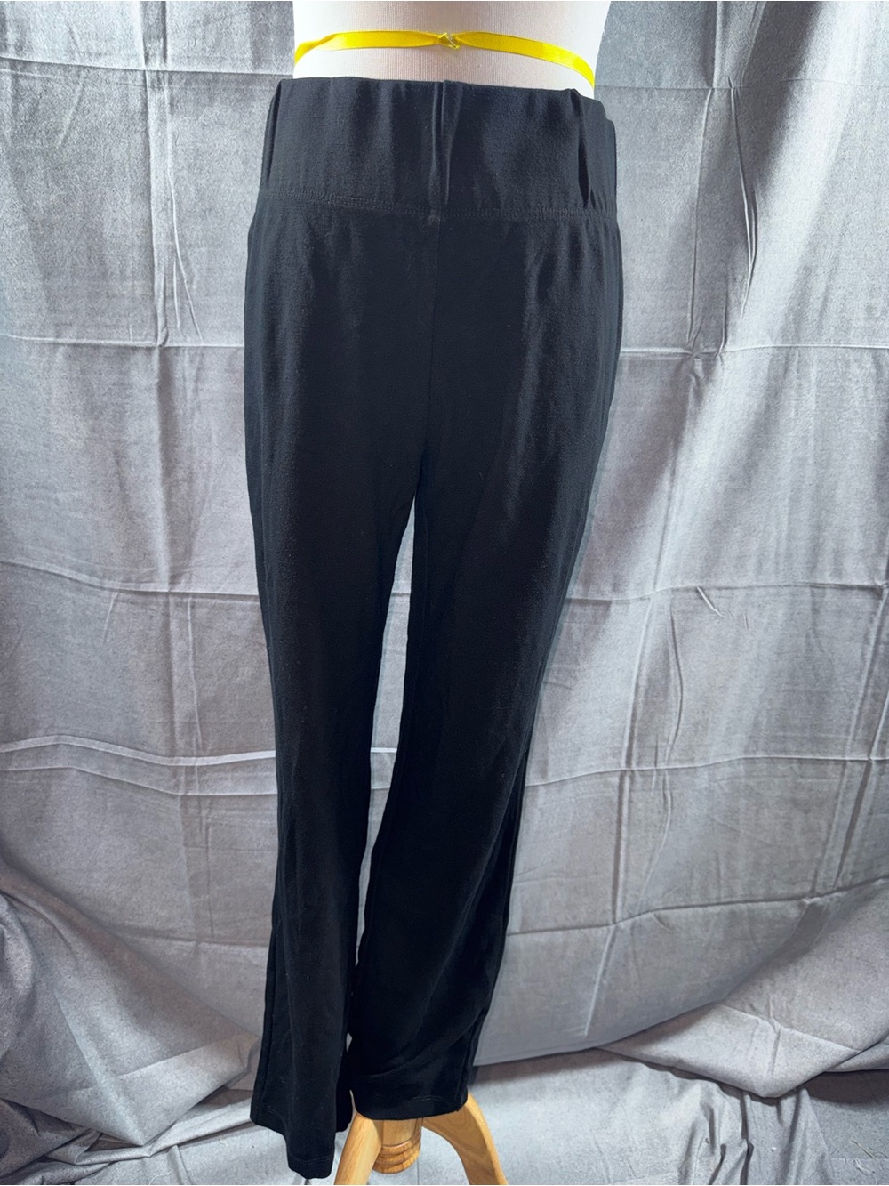 2015-Chico's Black Wide-Leg Pull-On Pants